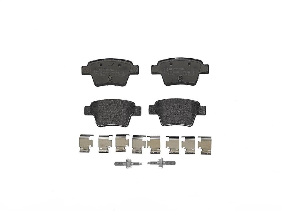 Brembo P 61 100 Bremsbelagsatz P61100: Bestellen Sie in Polen zu einem guten Preis bei 2407.PL! P61100 Brembo Bremsbelagsatz