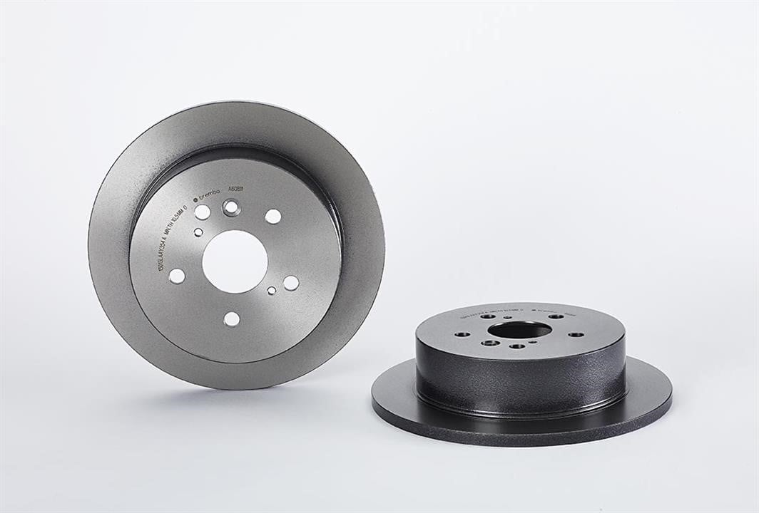 Scheibenbremse Toyota: 08A60811 Brembo Bremsscheibe hinten voll