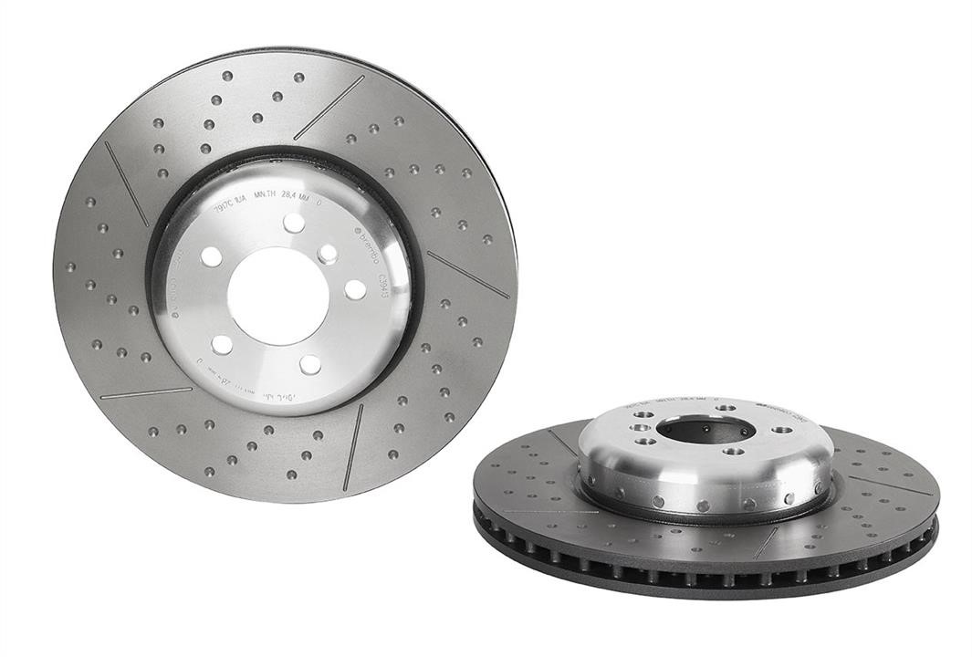 Brembo 09.C394.13 Front brake disc ventilated 09C39413: Buy near me at 2407.PL in Poland at an Affordable price!