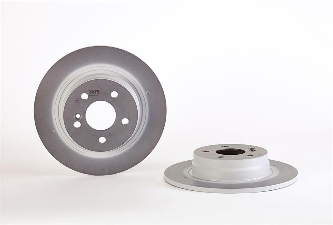Brembo 08.A612.41 Rear brake disc, non-ventilated 08A61241: Buy near me in Poland at 2407.PL - Good price!