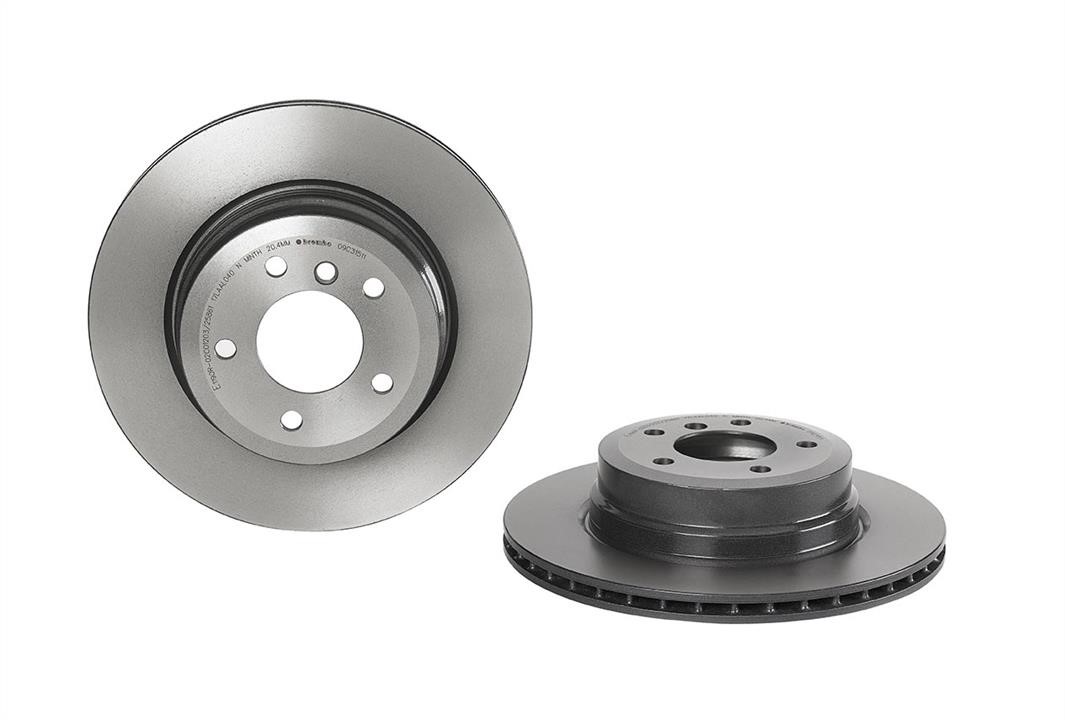 09C31511 Brembo Rear vented brake disc