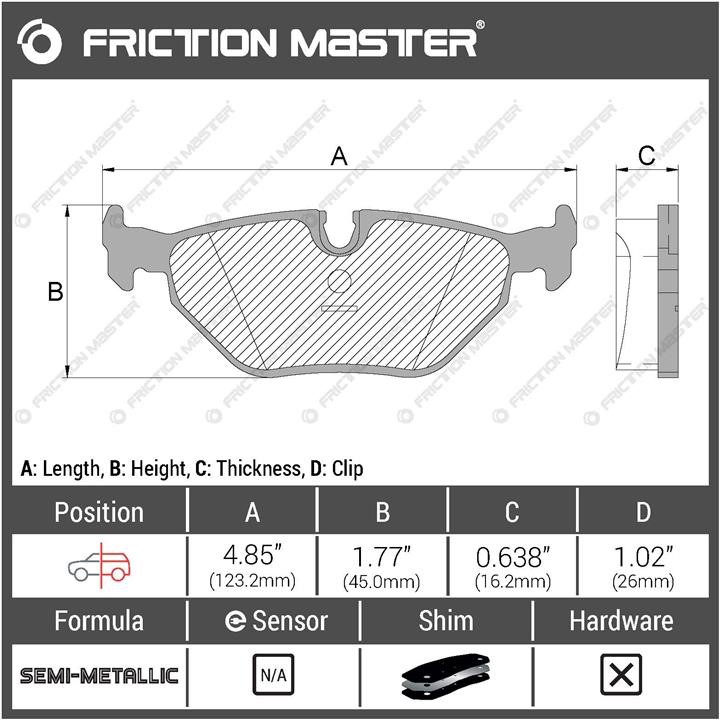 Купить Friction Master MKD396 по низкой цене в Польше!