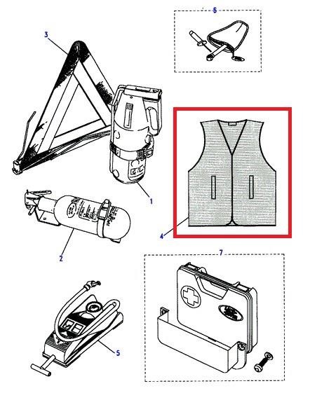 Land Rover STC8248 Reflective vest STC8248: Buy near me in Poland at 2407.PL - Good price!