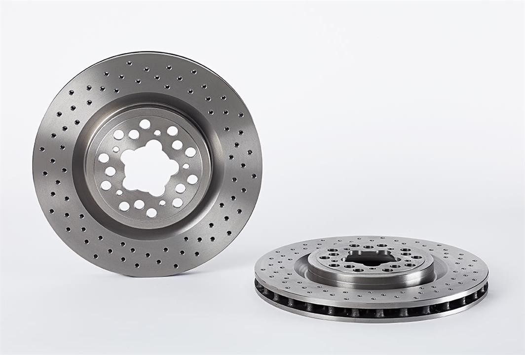 Brembo 09.7267.50 Ventilated brake disc with perforation 09726750: Buy near me in Poland at 2407.PL - Good price!