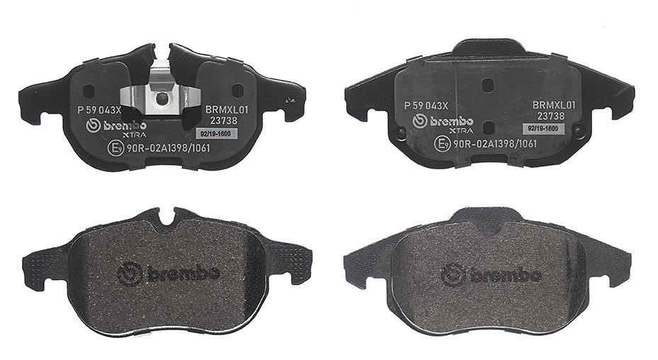 Brembo P 59 043X BREMBO XTRA disc brake pads, set P59043X: Buy near me in Poland at 2407.PL - Good price!