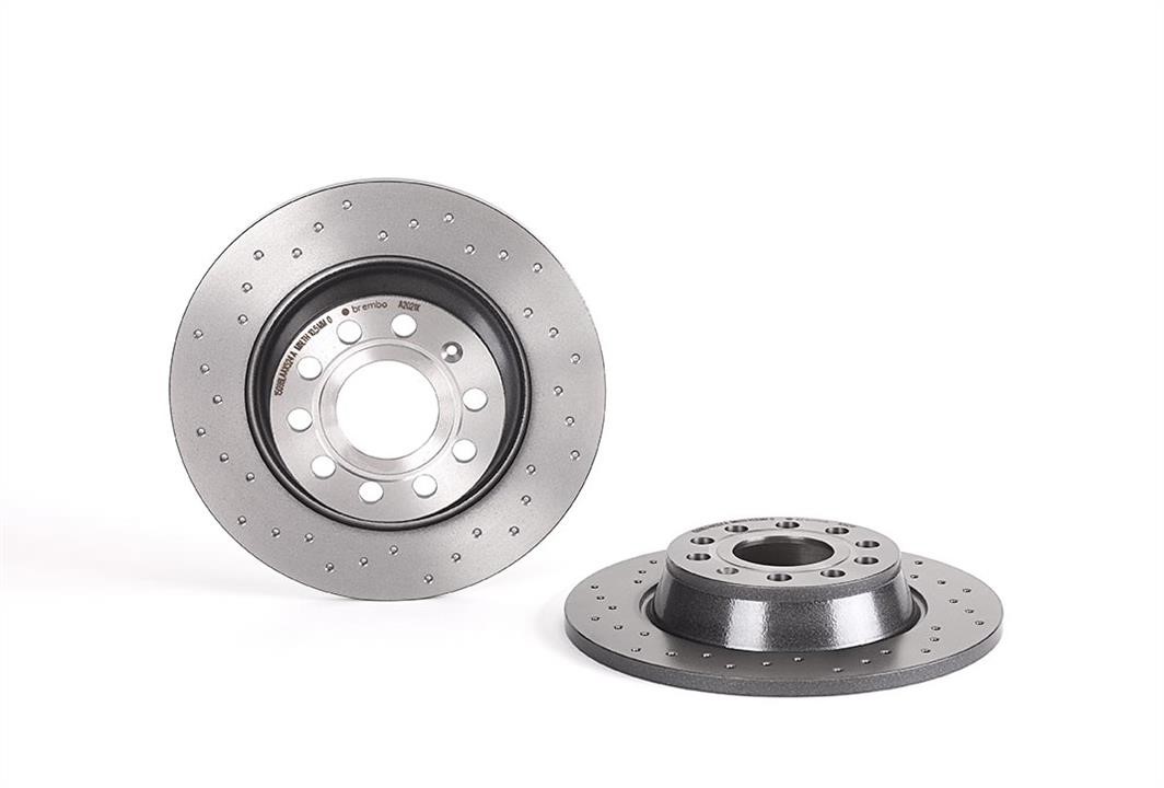 Brembo 08.A202.1X Unventilated brake disc 08A2021X: Buy near me in Poland at 2407.PL - Good price!