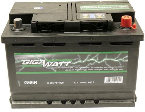 Gigawatt 0 185 757 009 Акумулятор Gigawatt 12В 70Ач 640А(EN) R+ 0185757009: Приваблива ціна - Купити у Польщі на 2407.PL!