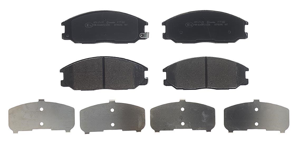 Brembo P 77 002 Brake Pad Set, disc brake P77002: Buy near me in Poland at 2407.PL - Good price!