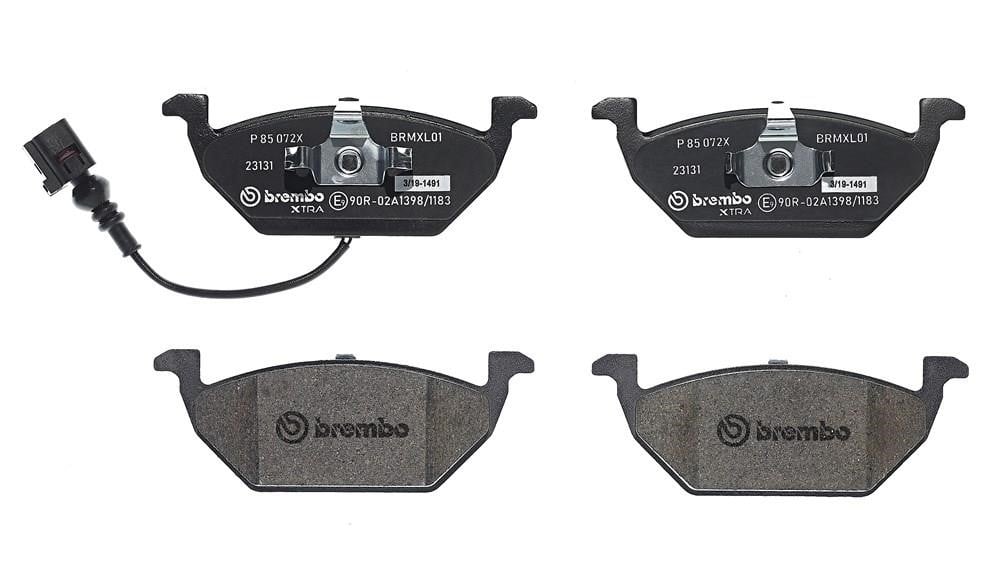 P85072X Brembo Тормозные колодки дисковые BREMBO XTRA, комплект