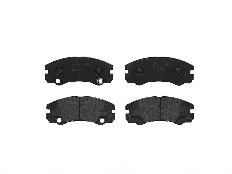 Brembo P 59 033 Brake Pad Set, disc brake P59033: Buy near me in Poland at 2407.PL - Good price!