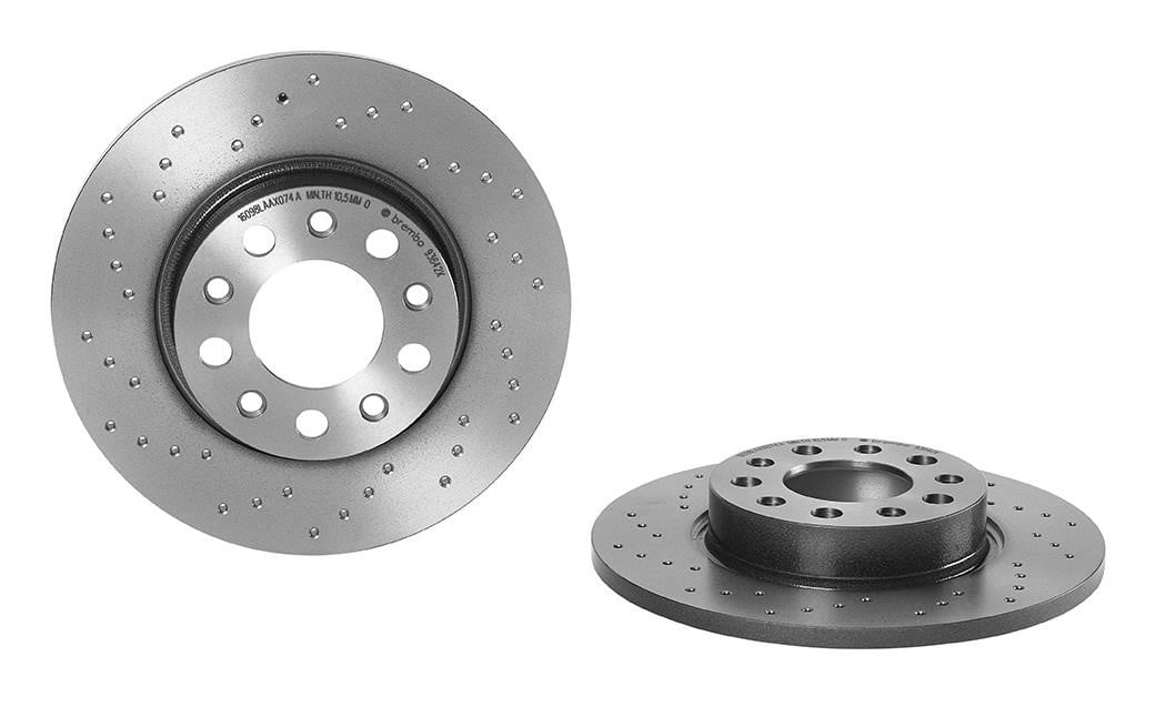 Brembo 08.9364.2X Unventilated brake disc 0893642X: Buy near me in Poland at 2407.PL - Good price!