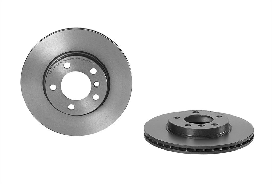 Brembo 09.B645.11 Front brake disc ventilated 09B64511: Buy near me at 2407.PL in Poland at an Affordable price!