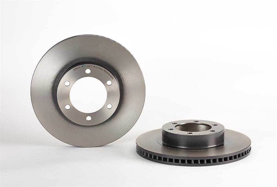 Tarcza hamulcowa wentylowana, 1 szt. Brembo 09.A204.11