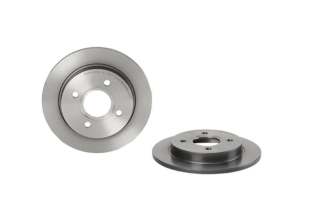 08493121 Brembo Bremsscheibe hinten voll