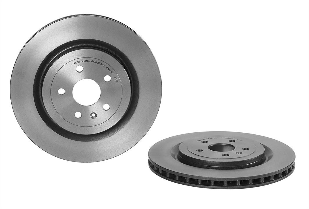 Scheibenbremse Cadillac: 09A50811 Brembo Innenbelüftete Bremsscheibe
