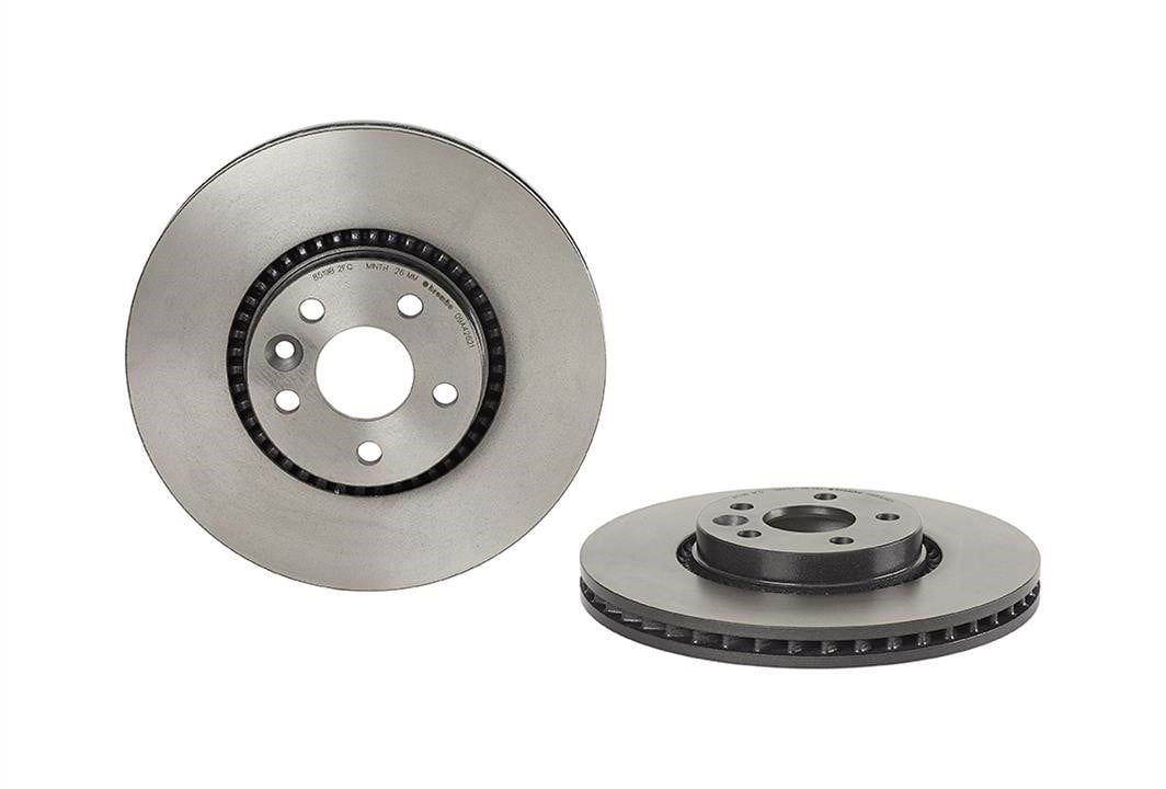09A42621 Brembo Innenbelüftete Bremsscheibe