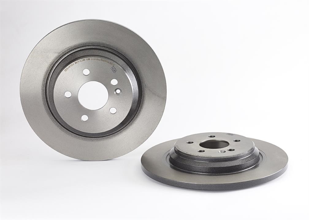 Brembo 08.7607.11 Rear brake disc, non-ventilated 08760711: Buy near me at 2407.PL in Poland at an Affordable price!