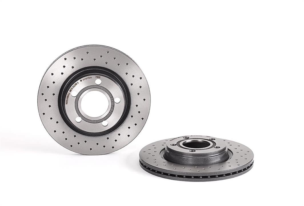 0971961X Brembo Innenbelüftete Bremsscheibe perforiert
