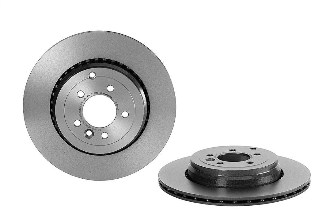09A77411 Brembo Bremsscheibe hinten belüftet