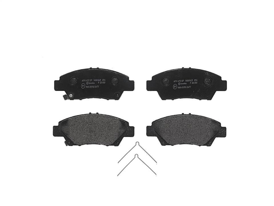 P28050 Brembo Bremsbelagsatz vorne