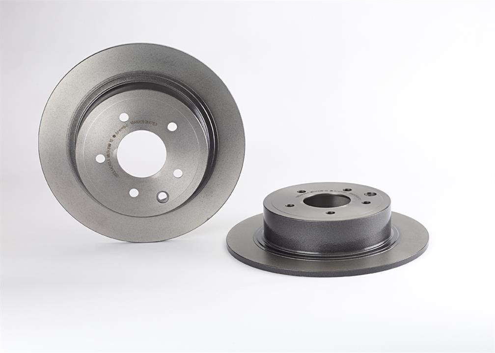 Brembo 08.A715.11 Rear brake disc, non-ventilated 08A71511: Buy near me in Poland at 2407.PL - Good price!