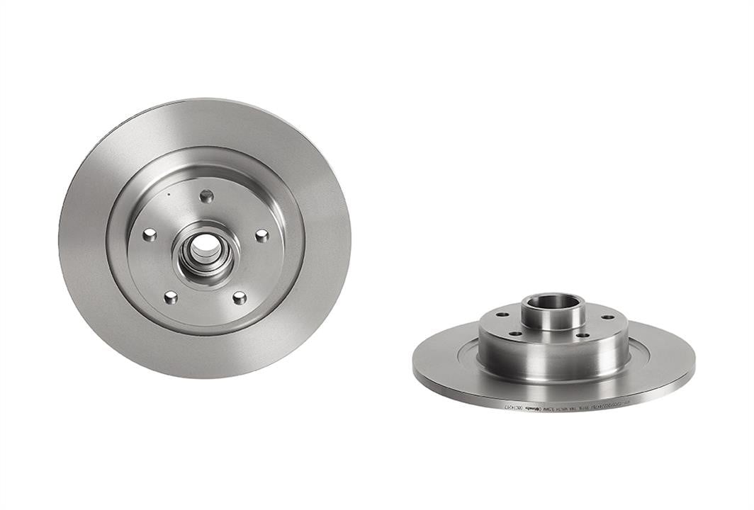 08C74217 Brembo Unbelüftete Bremsscheibe
