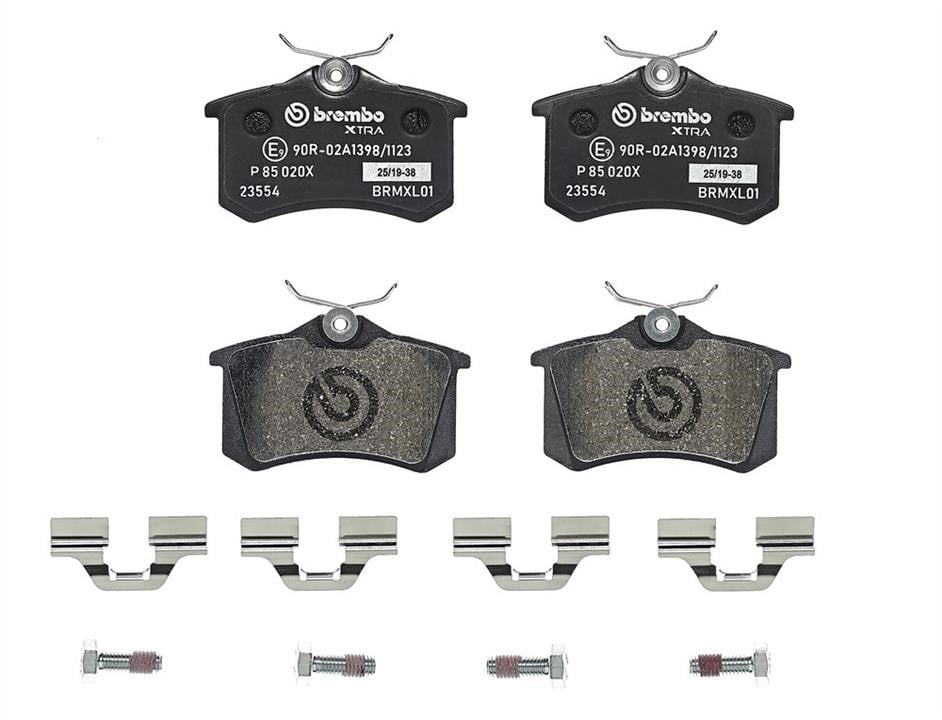 P85020X Brembo Klocki hamulcowe BREMBO XTRA, komplet
