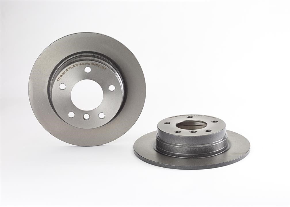 08536621 Brembo Bremsscheibe hinten voll