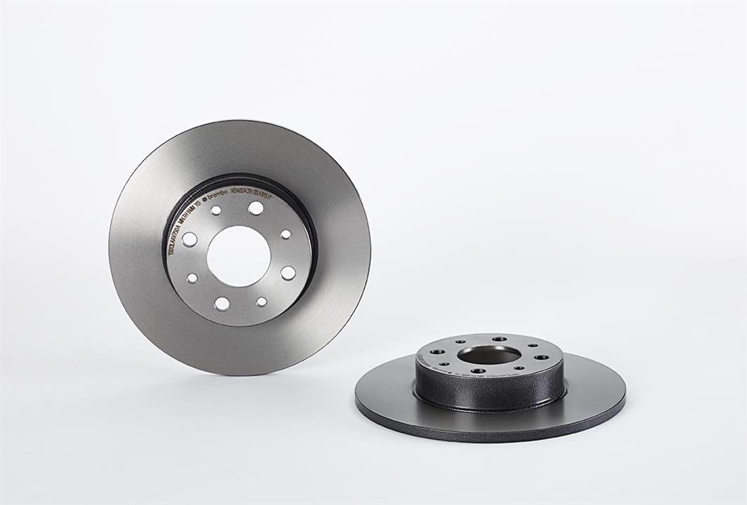 Brembo 08.A915.11 Rear brake disc, non-ventilated 08A91511: Buy near me in Poland at 2407.PL - Good price!