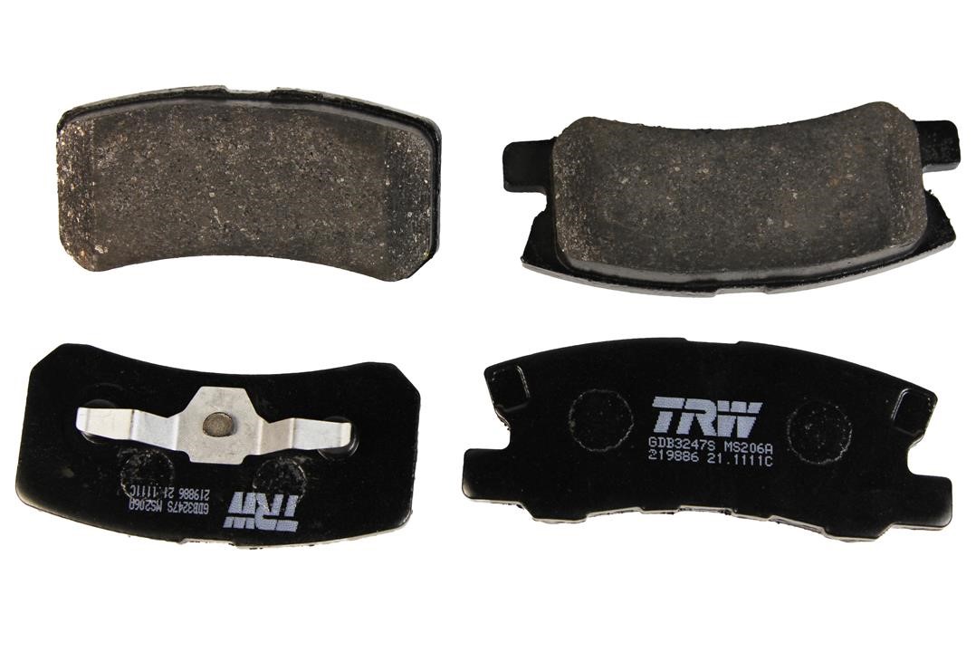 TRW GDB3247S Brake Pad Set, disc brake GDB3247S: Buy near me at 2407.PL in Poland at an Affordable price!