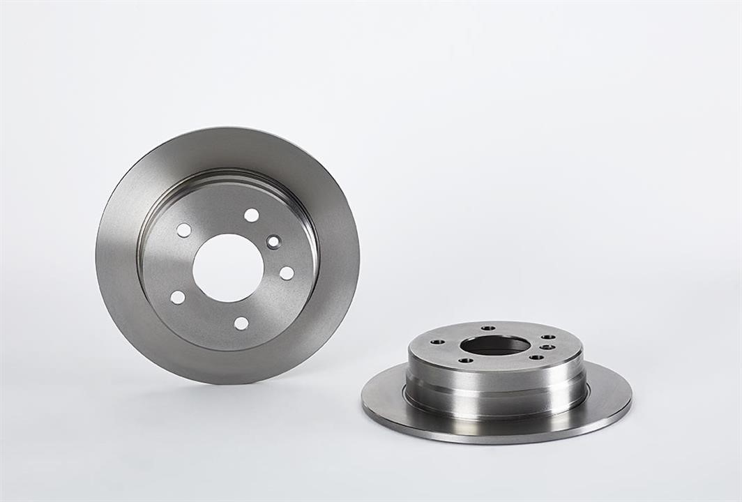Brembo 08.9580.20 Rear brake disc, non-ventilated 08958020: Buy near me at 2407.PL in Poland at an Affordable price!