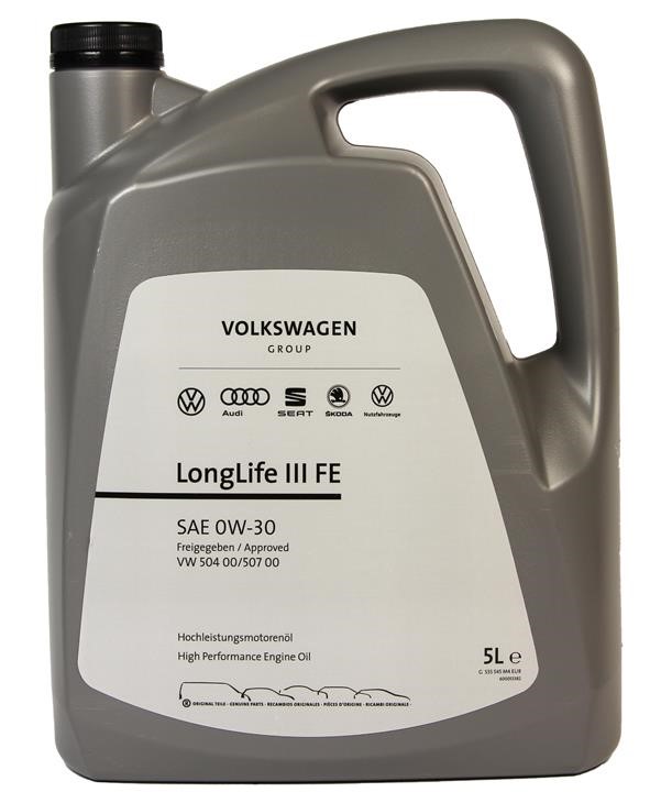 Olej silnikowy VAG LongLife III FE 0W-30, 5L VAG G S55 545 M4