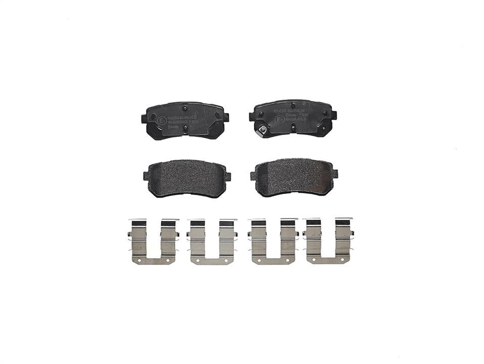Disc brake pad set KIA Seltos (Kia Seltos): P30068 Brembo Brake pad set