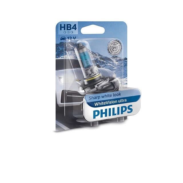 Philips 9006WVUB1 Лампа галогенная Philips Whitevision Ultra 12В HB4 51Вт 9006WVUB1: Отличная цена - Купить в Польше на 2407.PL!