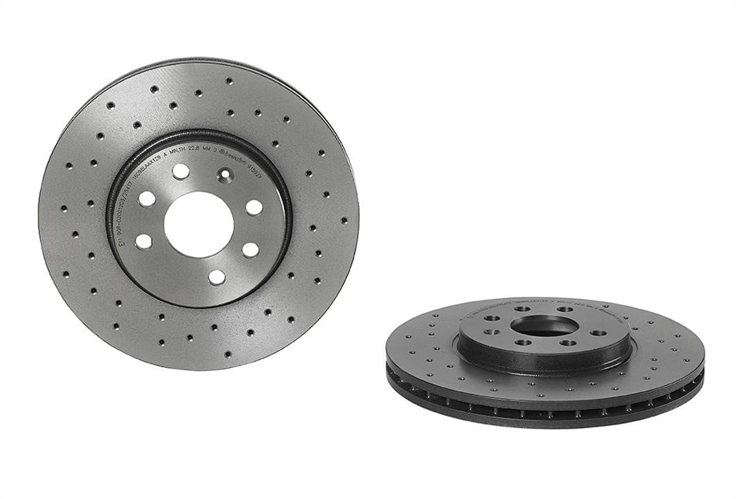 Brembo 09.9159.2X Front brake disc ventilated 0991592X: Buy near me at 2407.PL in Poland at an Affordable price!