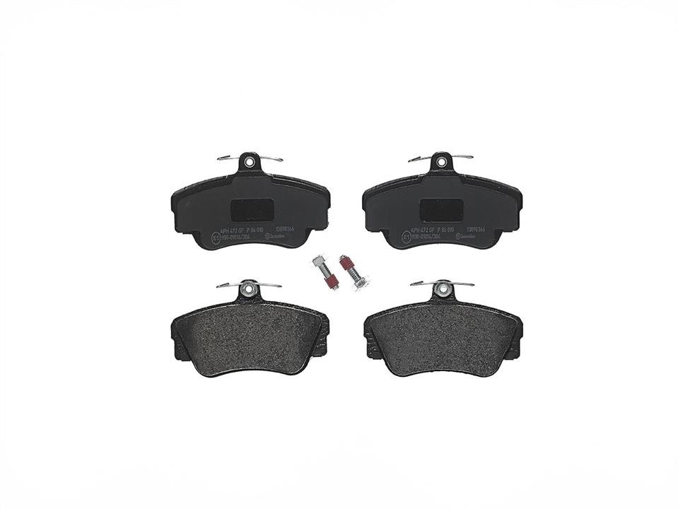 Klocki hamulcowe Volvo 460 L: P86010 Brembo Klocki hamulcowe, zestaw