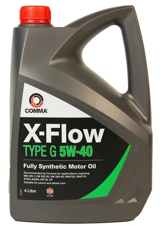 Comma XFG4L Моторное масло Comma X-Flow Type G 5W-40, 4л XFG4L: Отличная цена - Купить в Польше на 2407.PL!