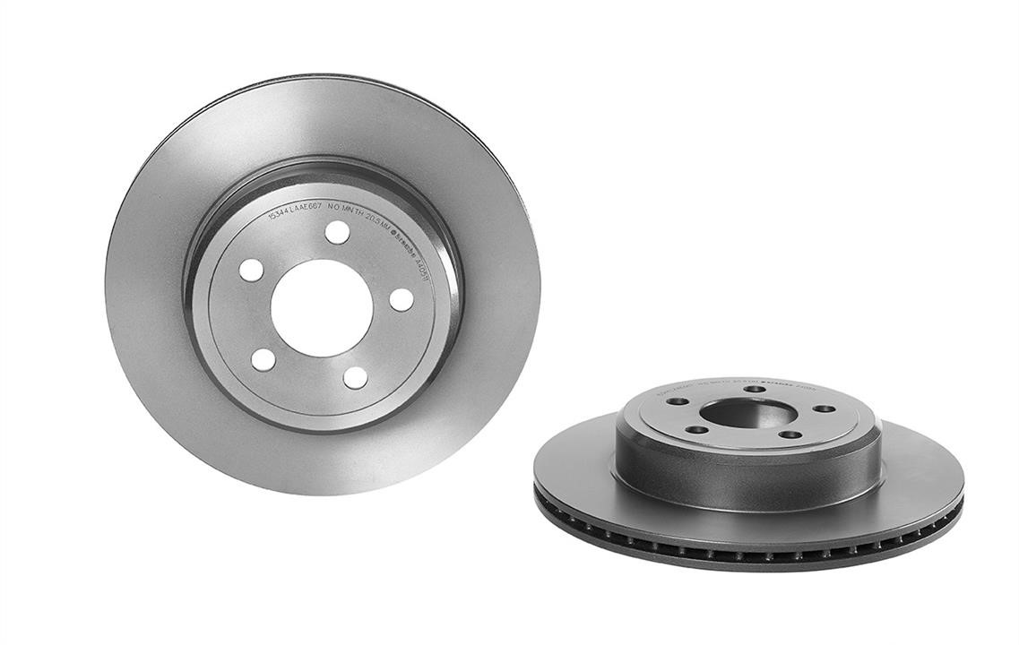 Brembo 09.A405.11 Rear ventilated brake disc 09A40511: Buy near me in Poland at 2407.PL - Good price!