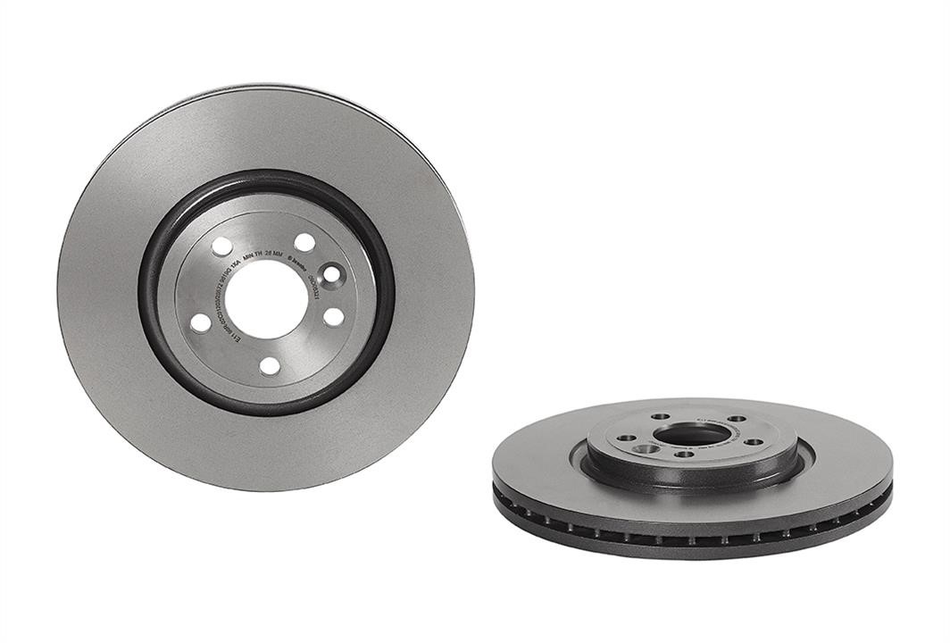 Brembo 09.D063.21 Ventilated disc brake, 1 pcs. 09D06321: Buy near me in Poland at 2407.PL - Good price!
