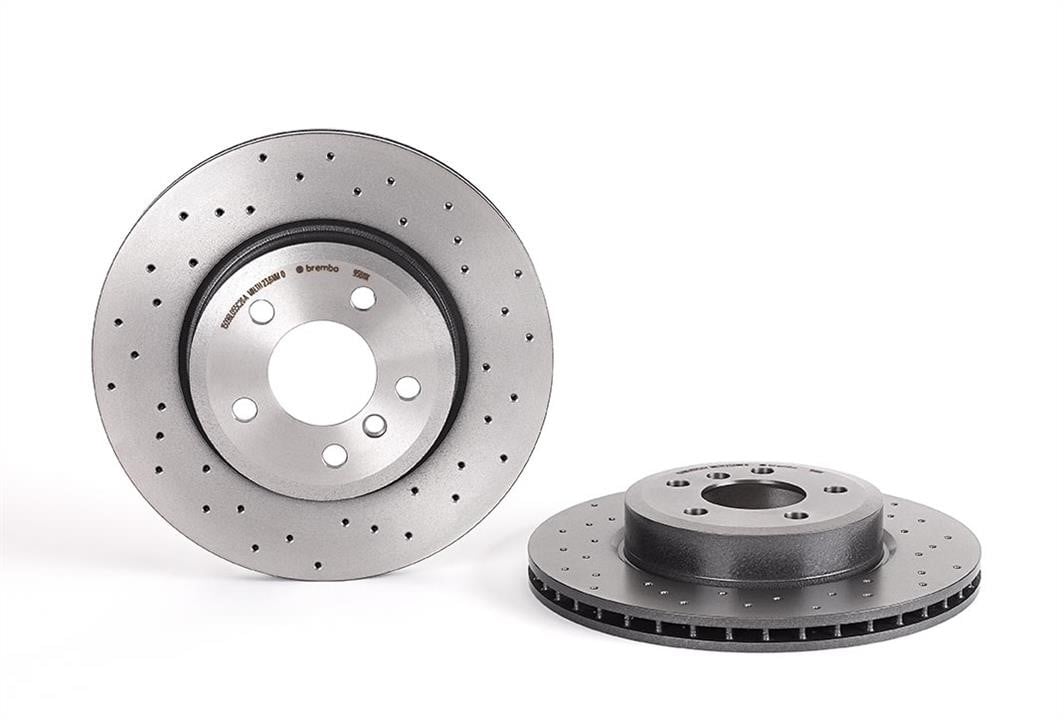 0995811X Brembo Innenbelüftete Bremsscheibe perforiert