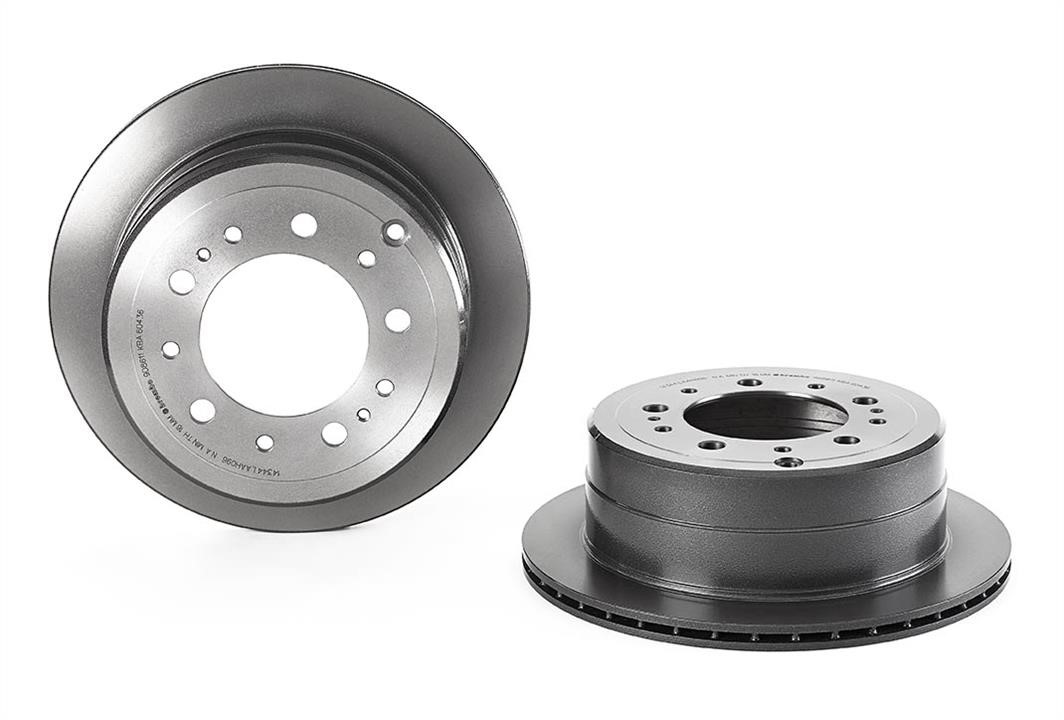 Scheibenbremsen Lexus LX: 09908611 Brembo Bremsscheibe hinten belüftet