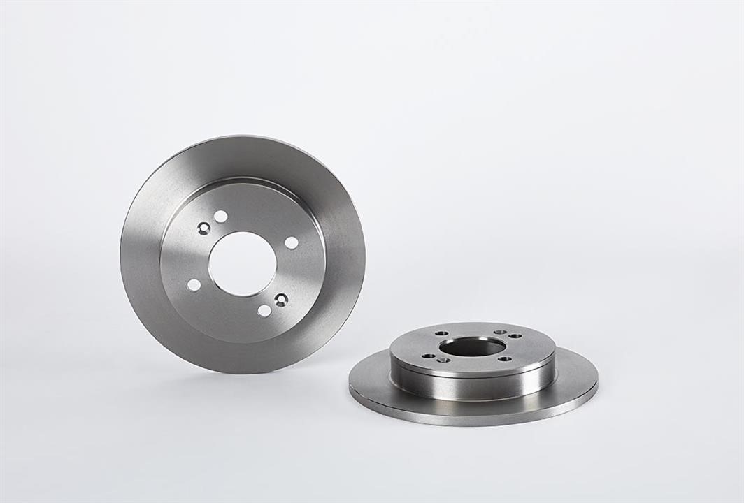 Brake discs Hyundai i10: 08A91610 Brembo Rear solid brake disc