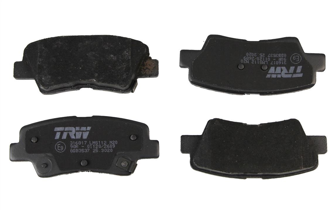 TRW GDB3537 TRW COTEC disc brake pads, set GDB3537: Buy near me in Poland at 2407.PL - Good price!
