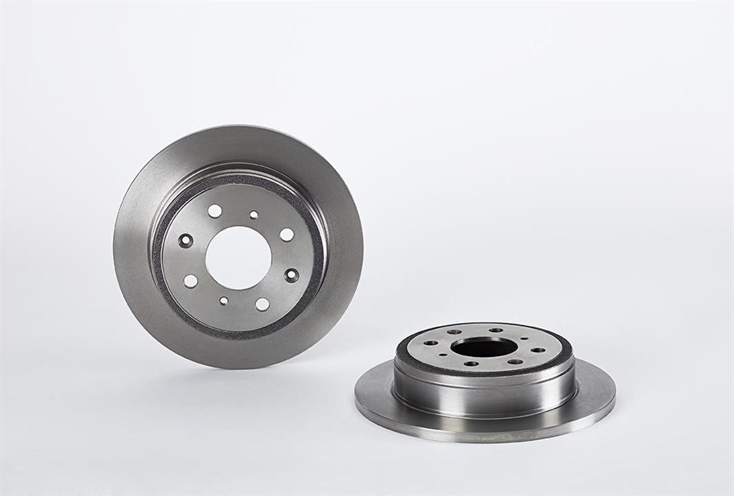Brembo 08.9605.10 Rear brake disc, non-ventilated 08960510: Buy near me in Poland at 2407.PL - Good price!