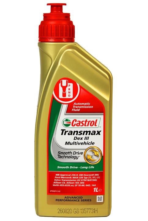 Castrol 157AB3 Transmission oil Castrol Transmax Dex III Multivehicle, 1L 157AB3: Buy near me at 2407.PL in Poland at an Affordable price!