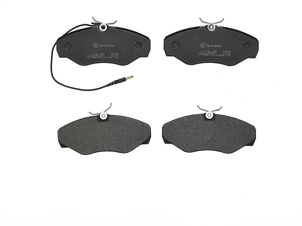 Klocki samochodowe Renault Avantime: P68026 Brembo Klocki hamulcowe, zestaw