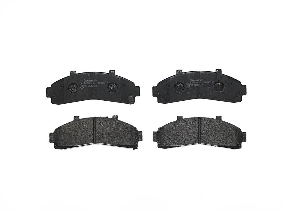Тормозные колодки дисковые Ford USA Explorer (Форд США Эксплорер): P24041 Brembo Тормозные колодки дисковые, комплект