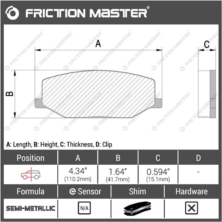 Kaufen Sie Friction Master MKD660 zu einem günstigen Preis in Polen!