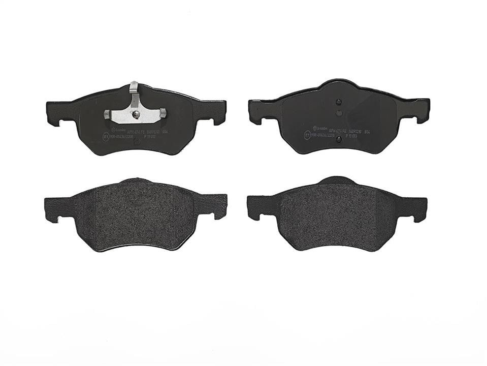 Zestaw klocków hamulcowych Chrysler Ram van: P11013 Brembo Klocki hamulcowe, zestaw