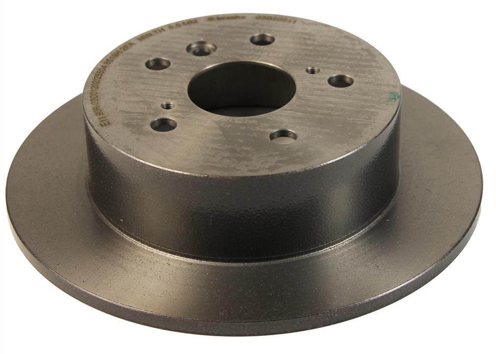 Tarcza hamulcowa tylna, niewentylowana Brembo 08.B566.11